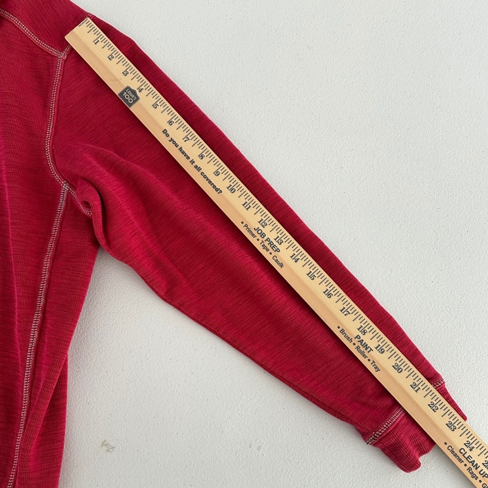 Tommy Bahama Mens Sz Medium Red Quarter Zip Pullover Sweater‎ Pima Cotton Tencel - Picture 14 of 16